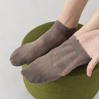 Chaussettes de cheville en soie respirante (8 paires) - image 2