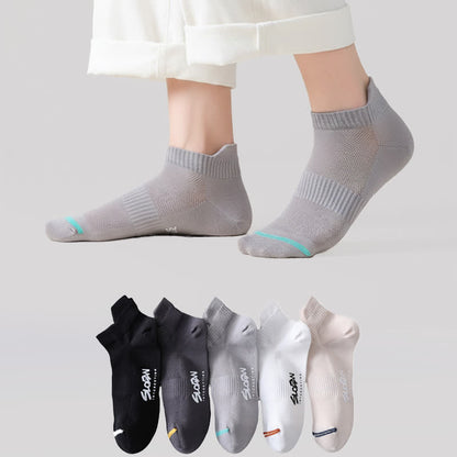 Chaussettes respirantes et rembourrées à la cheville (5 paires) - Multicolore - UE36-44 (US3-10) - image 0