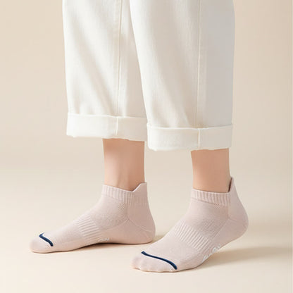 Chaussettes respirantes et rembourrées à la cheville (5 paires) - Kaki - UE36-44 (US3-10) - image 3
