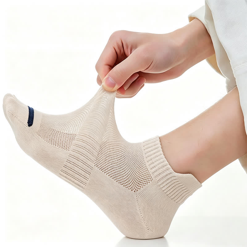 Chaussettes respirantes et rembourrées à la cheville (5 paires) - image 4