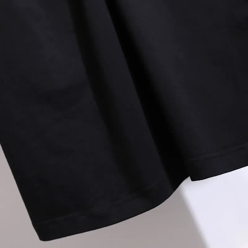Blouse grande taille en coton stretch à col V torsadé sur le devant - image 4