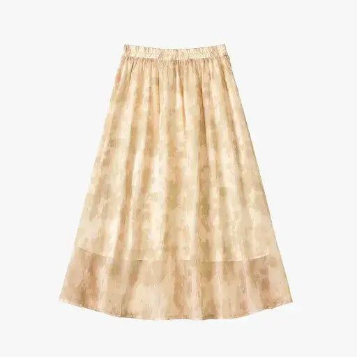 Ensemble haut asymétrique à volants et jupe midi fluide grande taille - Jupe midi - 6XL - image 7