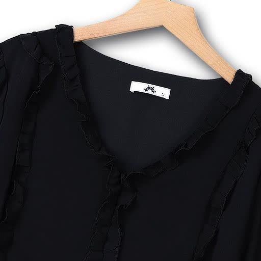 Robe midi romantique à volants pour grandes tailles - image 3