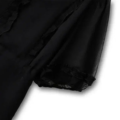 Robe midi romantique à volants pour grandes tailles - image 4