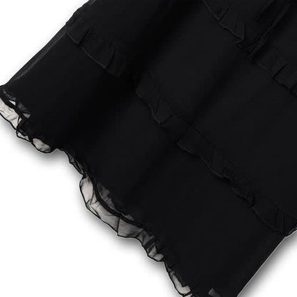 Robe midi romantique à volants pour grandes tailles - image 6