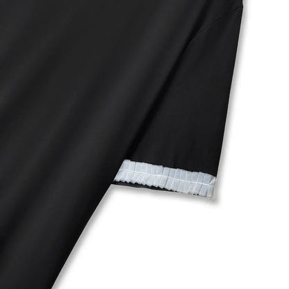 Robe midi grande taille à ourlet contrasté - image 2