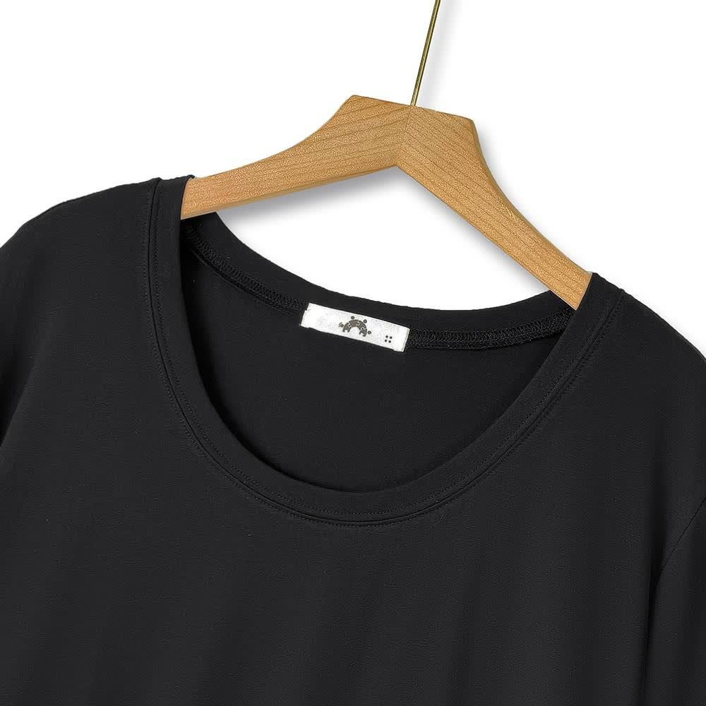 Robe midi grande taille à ourlet contrasté - image 1