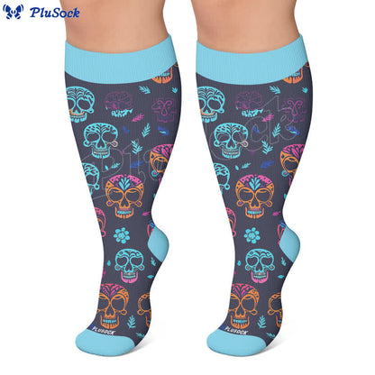 Chaussettes de compression grandes tailles à tête de sucre - image 6