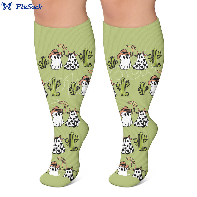 Chaussettes de compression mignonnes et effrayantes grandes tailles - image 6