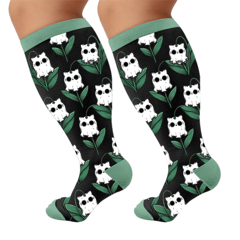 Chaussettes de compression mignonnes et effrayantes grandes tailles - image 9