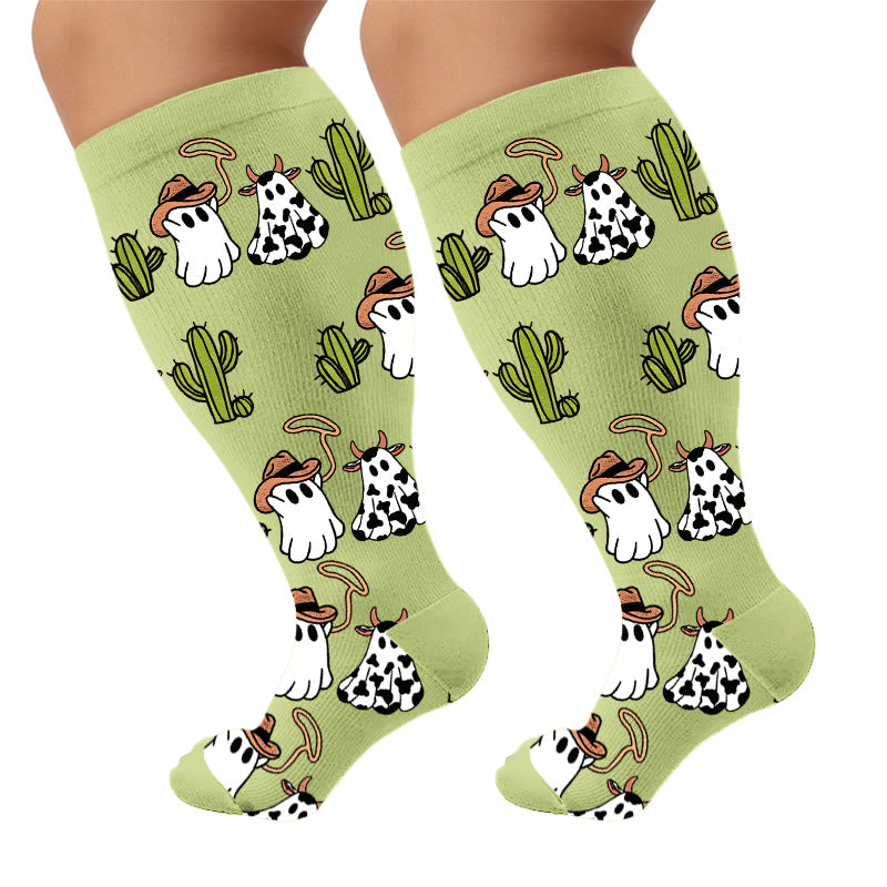 Chaussettes de compression mignonnes et effrayantes grandes tailles - image 10