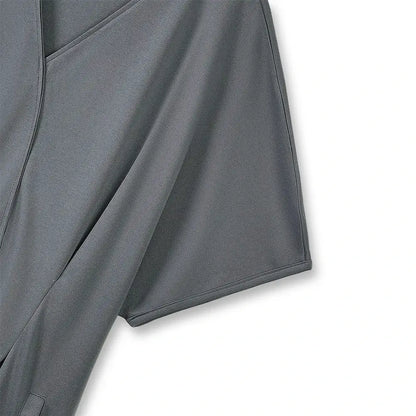 Robes d'été grandes tailles à manches courtes chauve-souris et coupe ample avec poches - image 2