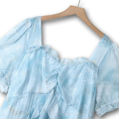 Robes d'été légères à manches courtes bouffantes grandes tailles - image 1