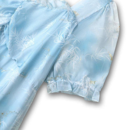 Robes d'été légères à manches courtes bouffantes grandes tailles - image 3