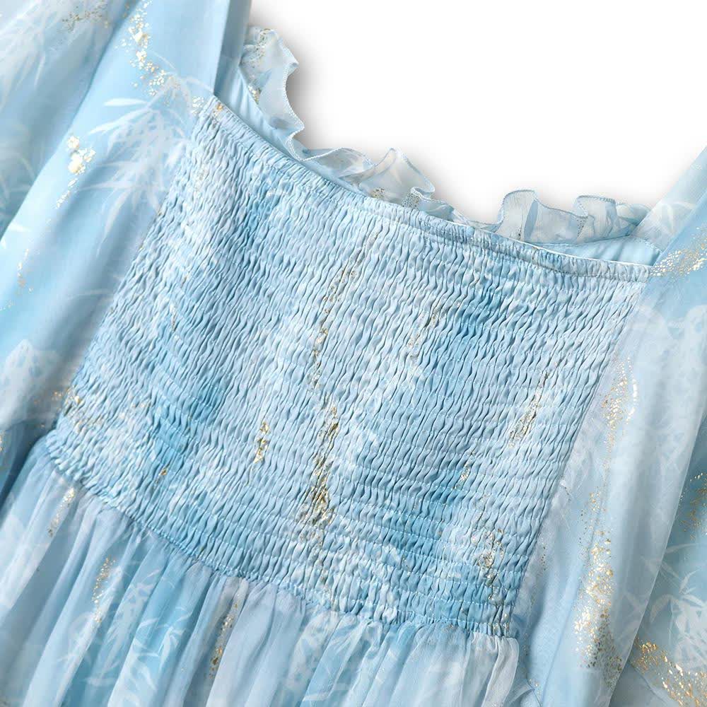Robes d'été légères à manches courtes bouffantes grandes tailles - image 2