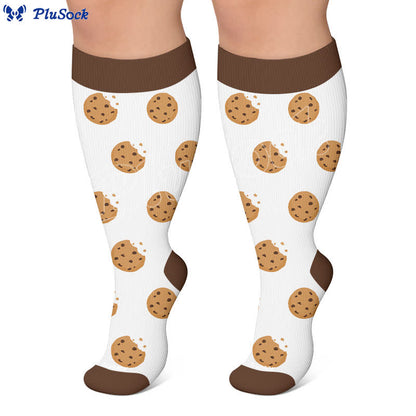 Chaussettes de compression grandes tailles Pancake Cookie - image 8