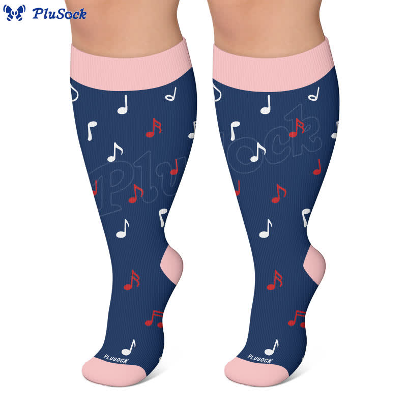Chaussettes de compression Music Robot grande taille - image 6