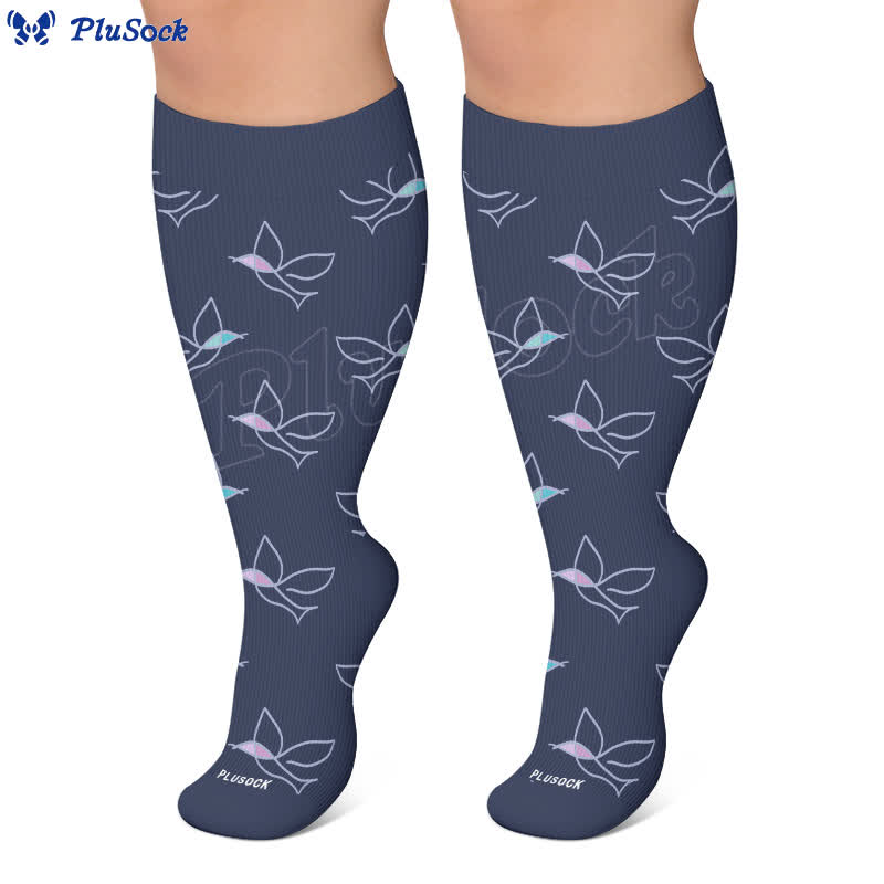 Chaussettes de compression libellule grande taille - image 10