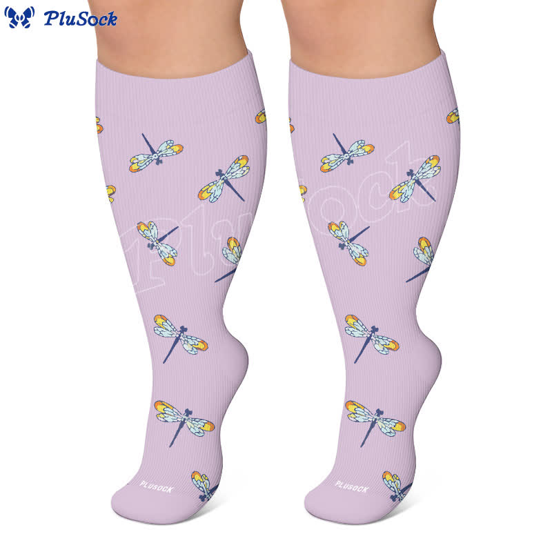 Chaussettes de compression libellule grande taille - image 8