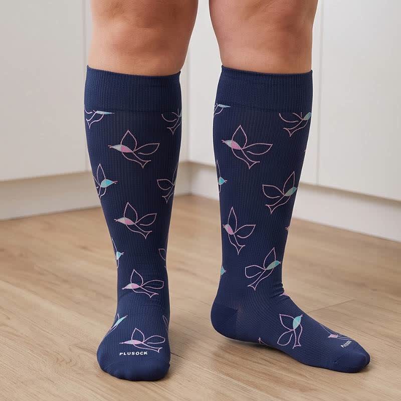 Chaussettes de compression libellule grande taille - image 3