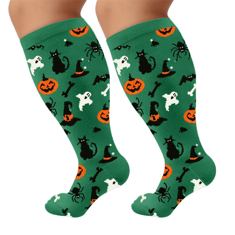 Chaussettes de compression Black Cat Bat grande taille - image 9