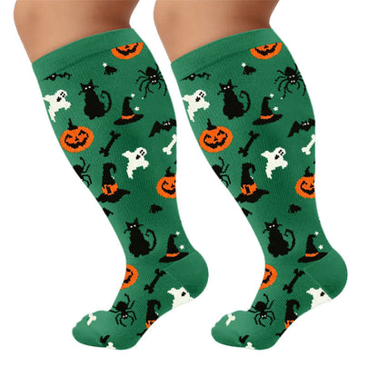 Chaussettes de compression Black Cat Bat grande taille - image 9