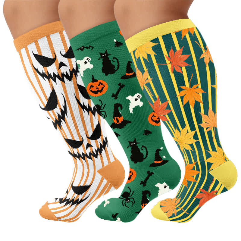Chaussettes de compression Black Cat Bat grande taille - image 7