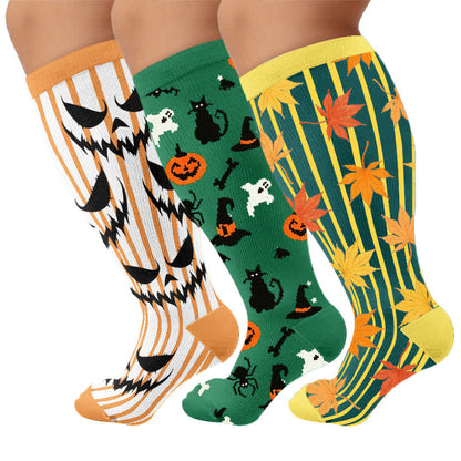 Chaussettes de compression Black Cat Bat grande taille - image 7