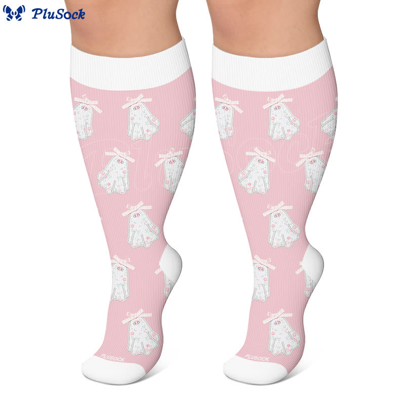 Chaussettes de compression grandes tailles à rayures Spider Ghost - image 6