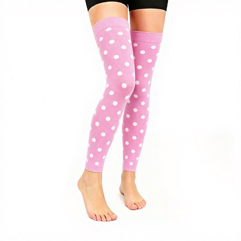 Manchons de compression montants pour cuisses Pink Dots Series (3 paires) - Rose - L/XL - image 2