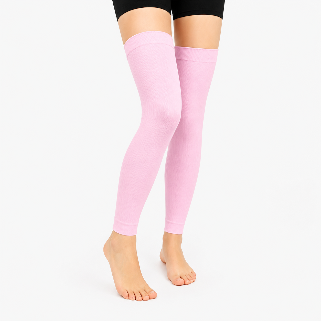 Manchons de compression montants pour cuisses Pink Dots Series (3 paires) - Rose clair - L/XL - image 3