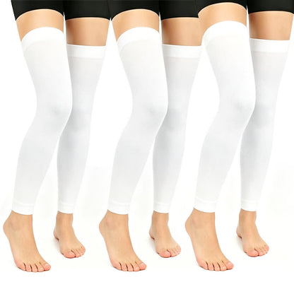 Manchons de compression hauts pour cuisses, couleur unie (3 paires) - image 4