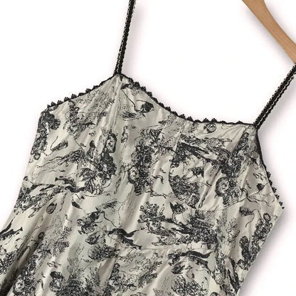 Ensemble robe nuisette midi fluide et transparente grande taille avec cardigan romantique transparent et jupe trapèze. - image 2