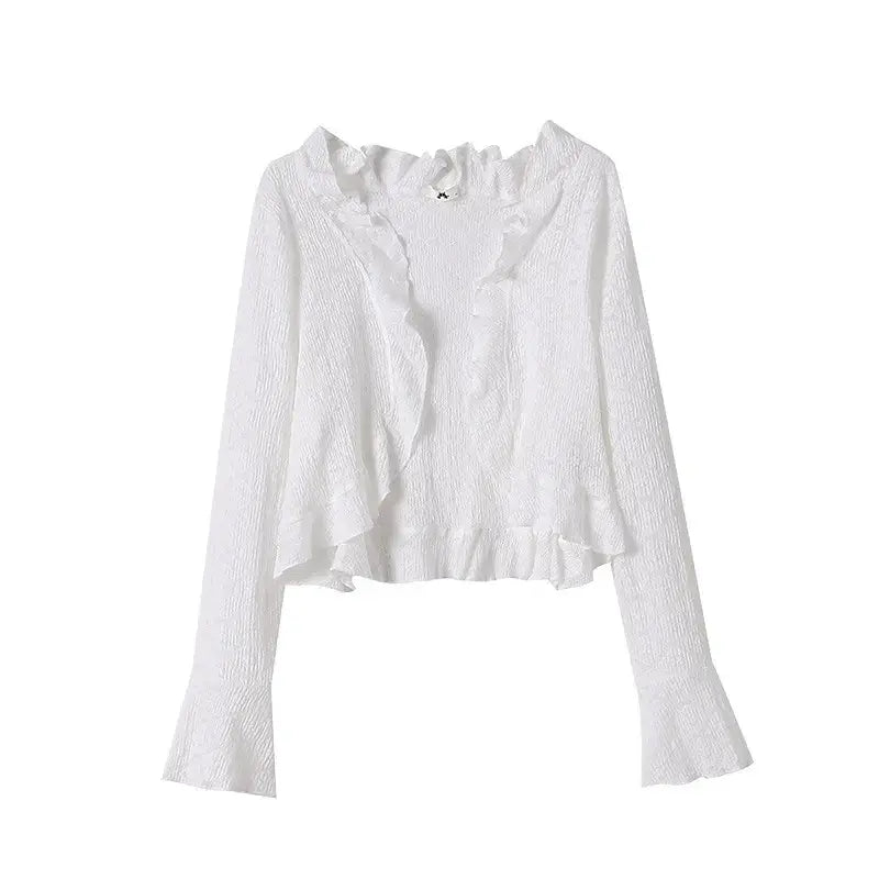 Ensemble robe d'été légère grande taille, coupe empire et évasée, style trapèze - Cardigan - 6XL - image 2