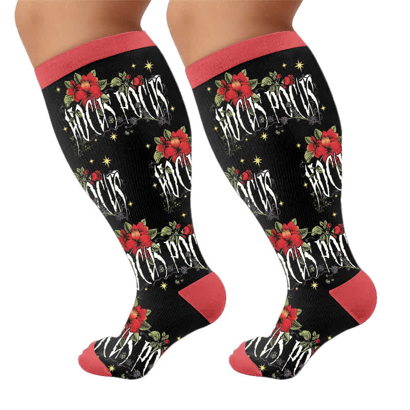 Chaussettes de compression grandes tailles Halloween araignée - image 9