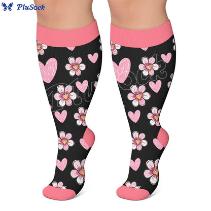 Chaussettes de compression Daisy Bloom grandes tailles - image 5