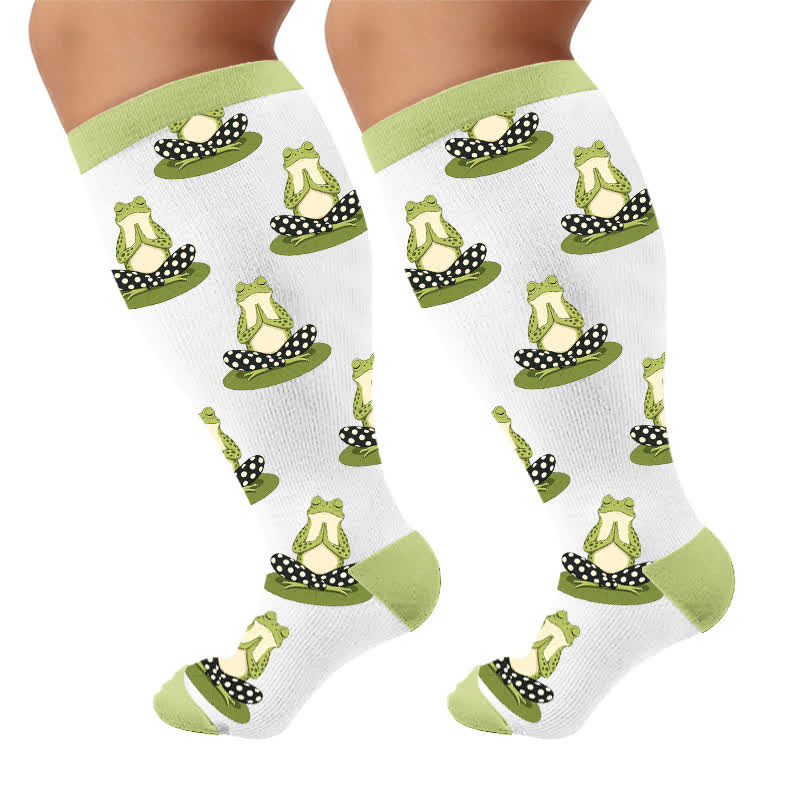 Chaussettes de compression grandes tailles en forme de mouton - image 9
