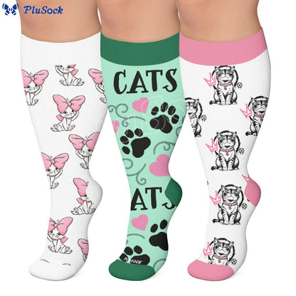 Chaussettes de compression Crown Cat grandes tailles - image 0