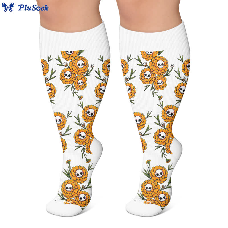 Chaussettes de compression grandes tailles à motif ballon effrayant - image 5