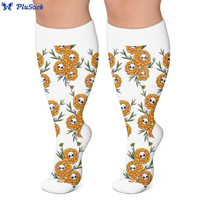 Chaussettes de compression grandes tailles à motif ballon effrayant - image 5