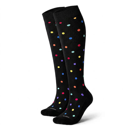 Chaussettes de compression à pois (3 paires) - Noir - L/XL - image 11