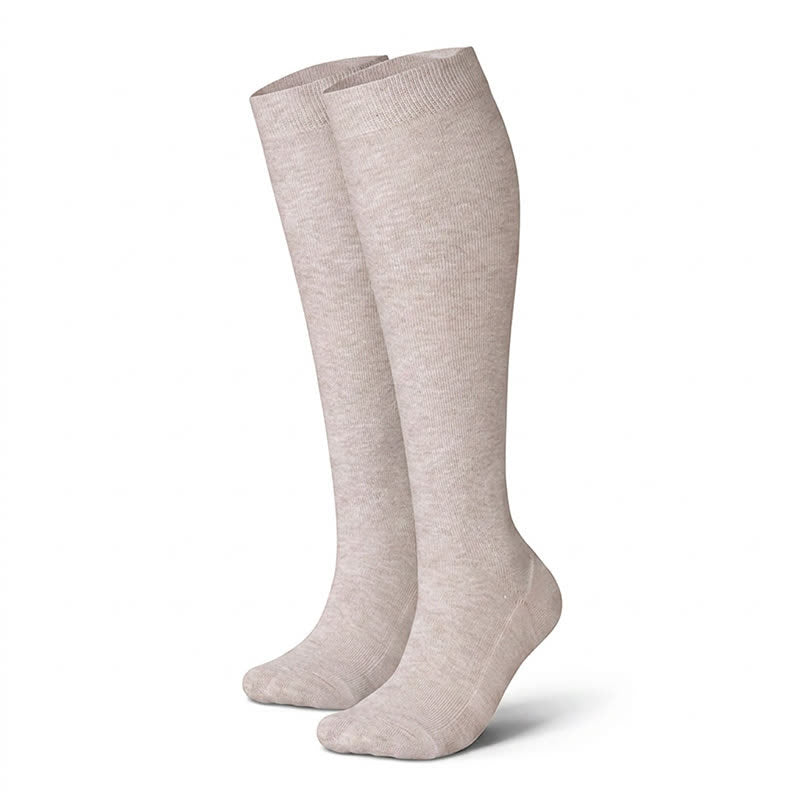 Chaussettes de compression à pois (3 paires) - Chameau - L/XL - image 8