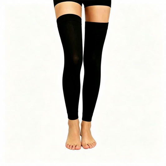 Manchons de compression montants sans pieds (3 paires) - Noir - L/XL - image 0