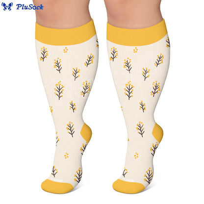 Chaussettes de compression à nœud cerise grande taille - image 6