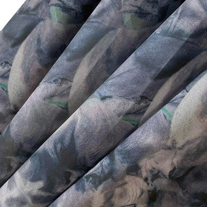 Robe maxi décontractée à volants effet marbre - image 3