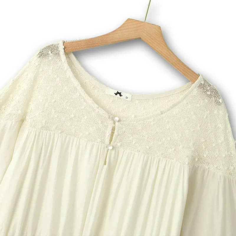 Robe longue de vacances bohème à cordon et volants - image 4