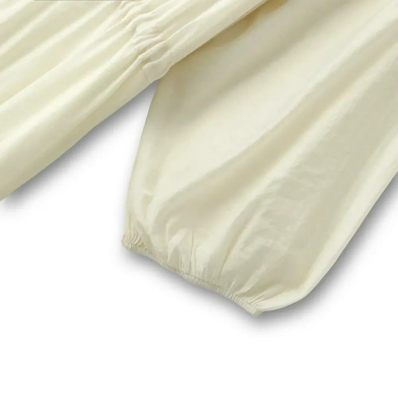 Robe longue de vacances bohème à cordon et volants - image 7