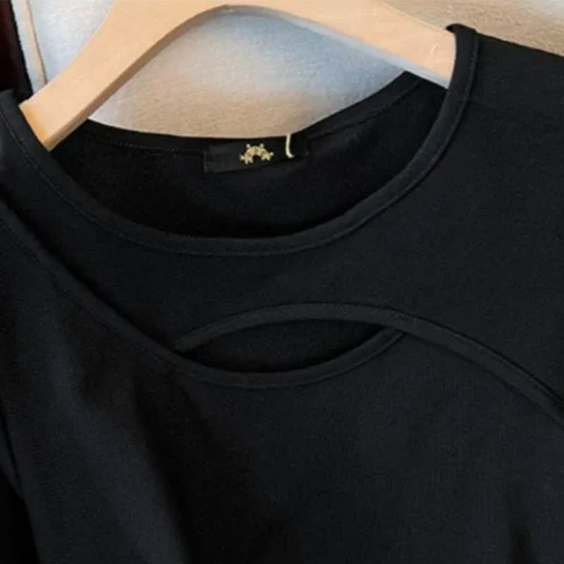 Robe midi décontractée à encolure en V - image 3