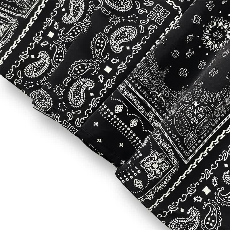 Robe maxi à volants imprimée bandana - image 5