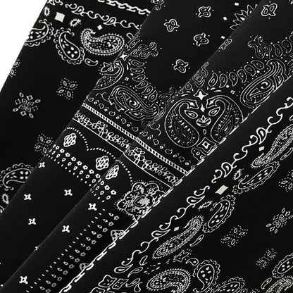 Robe maxi à volants imprimée bandana - image 1